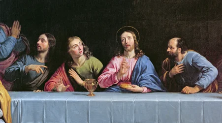 Das letzte Abendmahl, genannt Das kleine Abendmahl (Detail)